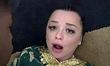 Translated Arab Sex! Brunette Milf Slut Fucked by Monster BBC!