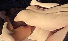 I cum deep inside her pussy our hot sex on a sunny day