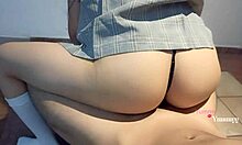 Student Prostitute Rides Teacher In School Uniform For Good Grade