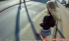A real teen 18+ gets fucked outdoors in spycam action.
