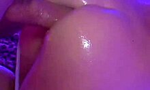 Anal squirt and piss in Adira's Allure mouth