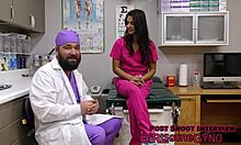 Misty Addams, spread your pussy for the entrance physical at Tampa University?