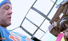 Huge Rob Diesel feasts on Sasha Jones' tight little pussy