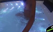 tight feet get a footjob from big cock in homemade group scene