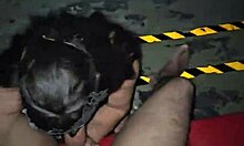 I was a slut for 2 guys in the swing party!