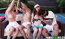 Pickleball leads to foursome step family sex, wanna join? 🍆