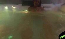 tight feet get a footjob from big cock in homemade group scene