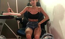 Busty Blonde Sucks Dick And Gets Fucked On All Fours