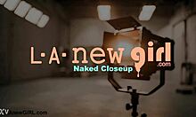 Cute Brunette With Long Hair Shows Her Sexy Body