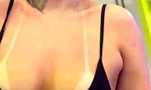 Residents Watch Wet Pussy And Hard Nipples In Building Gym