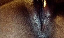 panties lovers up close licking ebony pussy to orgasm