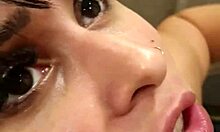 kalena mitrak - let a follower watch me give ass then took cum in mouth