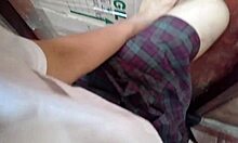 Silly Schoolgirl Learns Harsh Lesson from Stepfather About Adult Touching