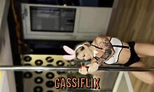 Big Ass Bunny Teases and Takes Monster Cock in All Positions for Facial Cumshot