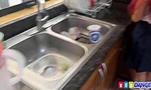 Mexican Stepdaughter's Forbidden University Anal in Homemade