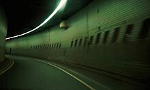 Milf manipulates shy teen into public strapon double penetration!