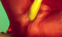 I watched this asian village girl fucking herself with a brinjal, she was moaning so loud