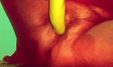 I watched this asian village girl fucking herself with a brinjal, she was moaning so loud