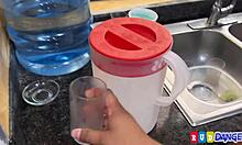 Mexican Stepdaughter's Forbidden University Anal in Homemade