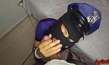 I try to catch a delivery and give him a ticket but he fucks me and i end up falling in love with him.