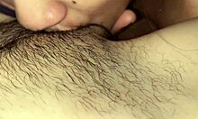 Solo lesbian oral sex with ASMR jerk off instructions