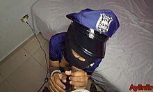 I try to catch a delivery and give him a ticket but he fucks me and i end up falling in love with him.