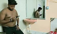 desi sexy madam teaching how to fuck girl with clear hindi audio