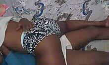 beautiful ebony babe receives ass licking