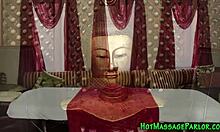 Sexy Teen Masseur's Jizzy Surprise