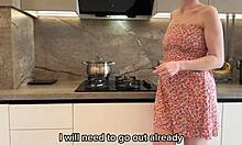 Stepmom gets horny from stepson with girlfriend and climbs on cock russian amateur with conversations english subtitles