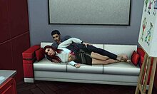 Jennifer gets fucked by her boss in the sims 4.