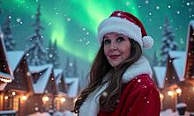 Granny Carmen Claus Standing Doggystyle Fuck & Elvish Creampie