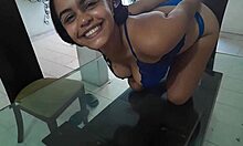 teaching my brunette stepsister new rough sex positions for her boyfriend