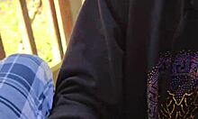 a smoke and a blowjob with swallow from homemade milf wife