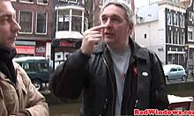 Dutch Hooker In Lingerie Doggystyled Until Cumsprayed By Tourist!