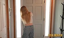 Taylor rae, sexy blonde, taken hard by black friend in front of watching husband