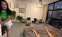 Caught my stepbrother jerking to my boyfriend's photo, so I suggested they both fuck me together