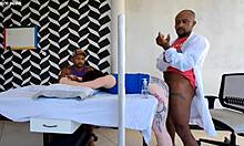 Doctor fucks patient beside her husband unnoticed