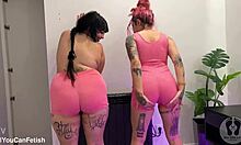 I can't stop staring at her huge jumping tits and shaking ass in this fetish preview