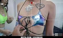 Bffs festival teen 18+s melody foxx paisley paige winter bell cum swap in coronavirus orgy