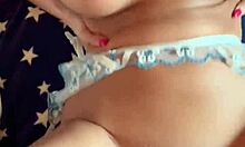 Homemade Quickie With Bimbo Wife In Lingerie!