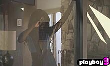 black and hot victoria antoinette posed in lingerie for playboy