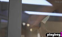 black and hot victoria antoinette posed in lingerie for playboy