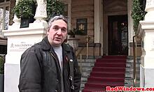 Dutch Hooker In Lingerie Doggystyled Until Cumsprayed By Tourist!