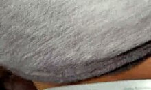 sloppy blowjob on balcony with big black cock