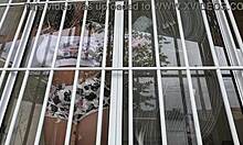 Busty Wife In Tight Clothes Gets Cum In Mouth While Cleaning