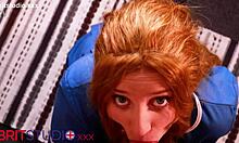 British Redhead Student Nurse Sucks Patient's Cock