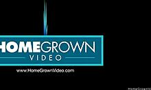 julia does yoga stretches before sucking her boyfriend's cock deepthroat style