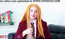 Victoria Greene Gives Jerk Off Instructions in Uniform