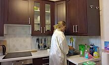 STUCK TEACHER GETS A GOOD DOGGY FUCK